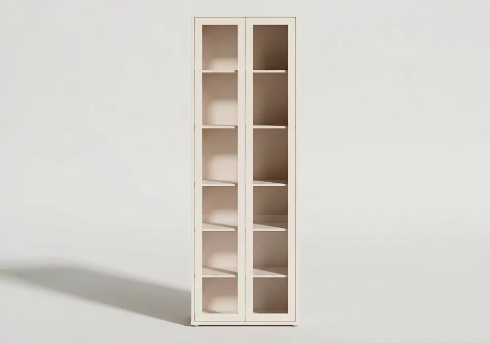 Vitrina 2 puertas cristal KUBO-principal