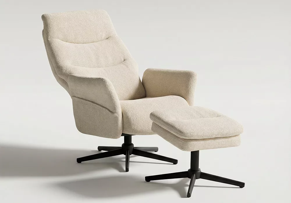 Sillón relax con reposapies SOMA-funcional