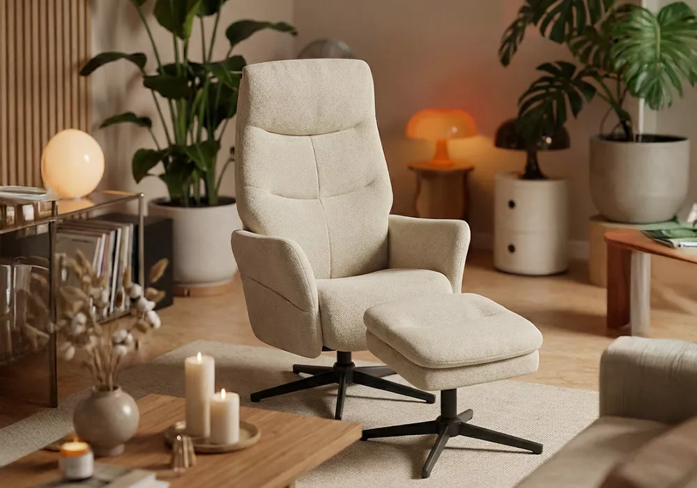 Sillón relax con reposapies SOMA-decorada 2