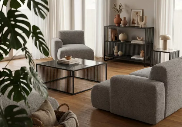 Mesa de centro cuadrada AKSEL-decorada 1