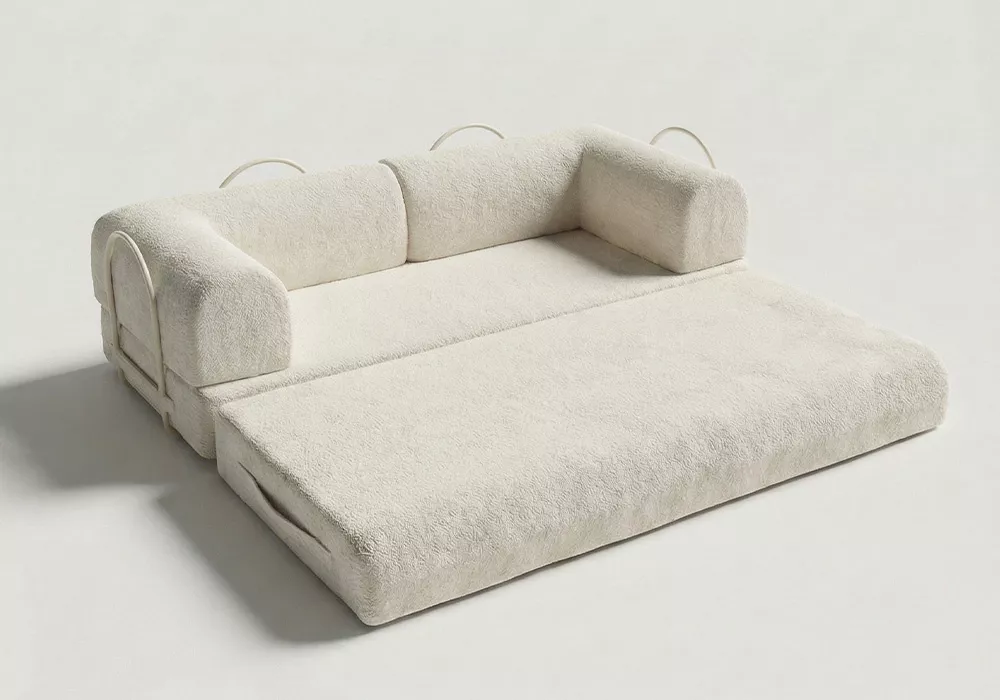 Sofá cama modular PIMBA-funcional beige