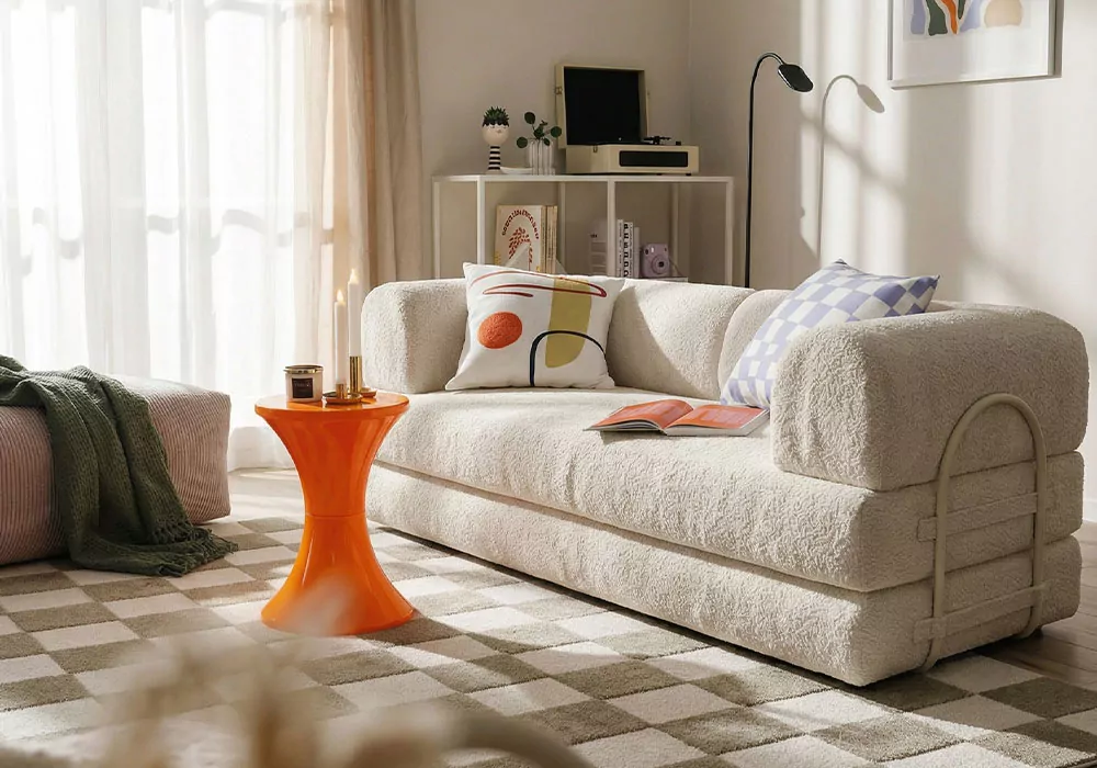 Sofá cama modular PIMBA-decorada 2 beige