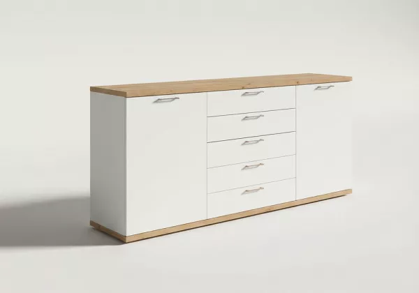 Aparador 2 puertas y 5 cajones PUGLIA-lado