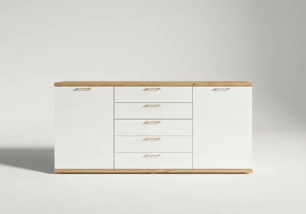 Aparador 2 puertas y 5 cajones PUGLIA-frente