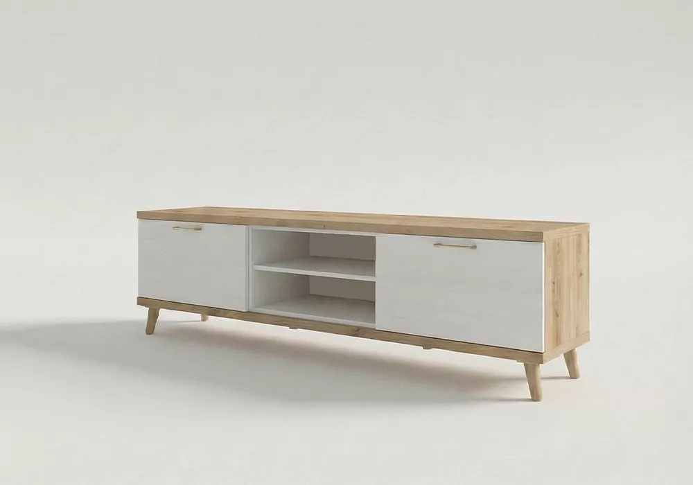 Mesa TV con patas PUGLIA-lado