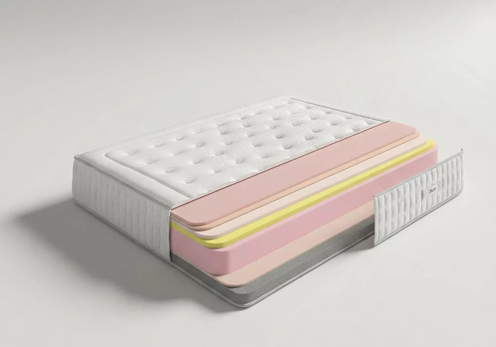 Colchón viscoelástico de gran firmeza AKACIA-fabricacion