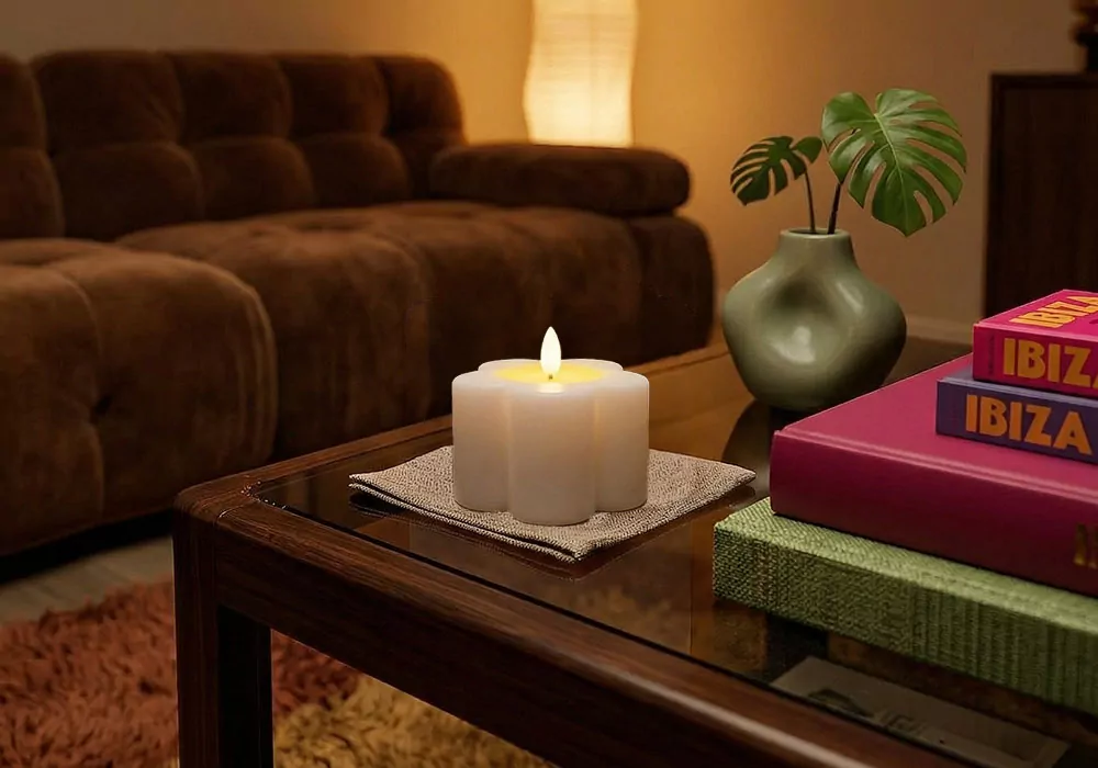 Vela LED en forma de flor SEA Ambiente