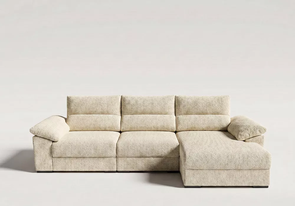 Sofá chaise longue asientos deslizantes NIVA