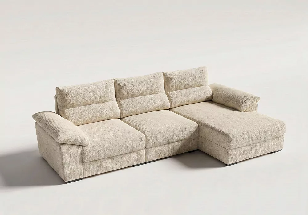 Sofá chaise longue asientos deslizantes NIVA Sofá chaise longue asientos deslizantes NIVA