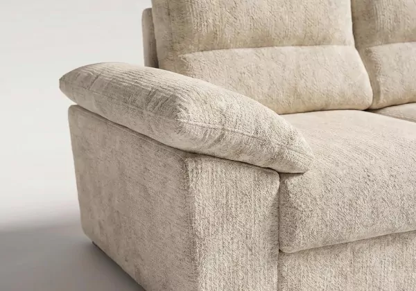 Sofá chaise longue asientos deslizantes NIVA crudo 4 Sofá chaise longue asientos deslizantes NIVA crudo 4