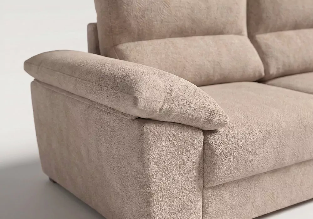 Sofá chaise longue asientos deslizantes NIVA beige 3 Sofá chaise longue asientos deslizantes NIVA beige 3