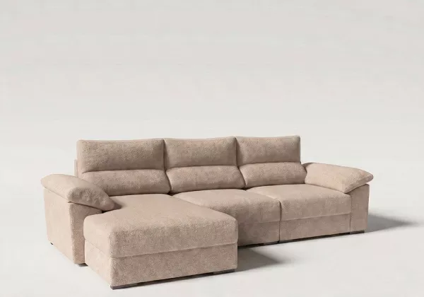 Sofá chaise longue asientos deslizantes NIVA beige 8 Sofá chaise longue asientos deslizantes NIVA beige 8