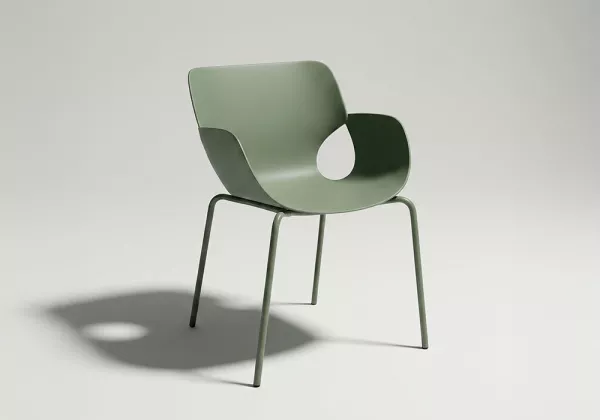 Silla plástico apilable SIENA