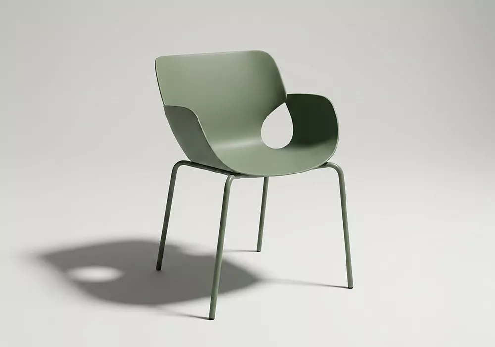 Silla plástico apilable SIENA