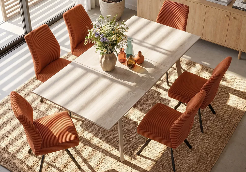 Mesa comedor extensible AXIS-ambiente alzado
