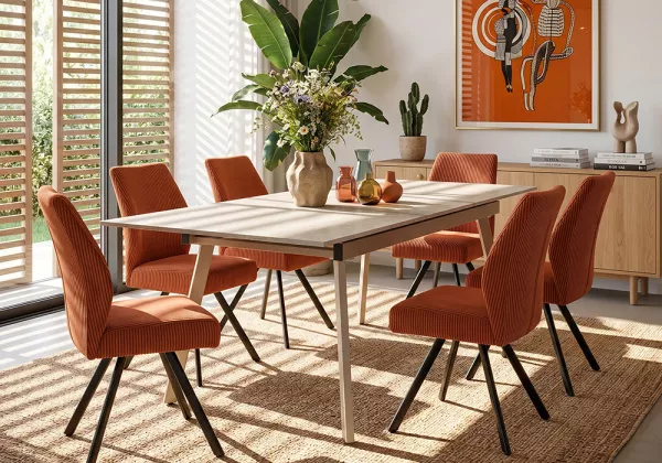 Mesa comedor extensible AXIS-ambiente