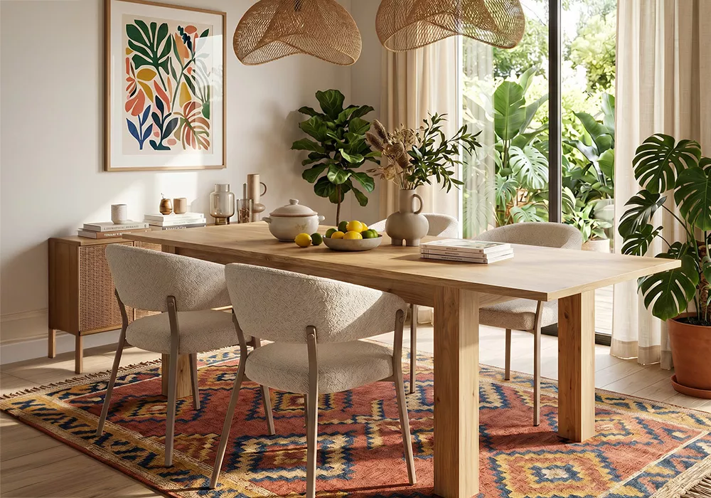 Silla comedor respaldo curvo EMI
