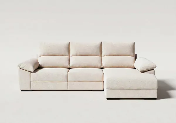 Sofá chaise longue asientos deslizantes NIVA