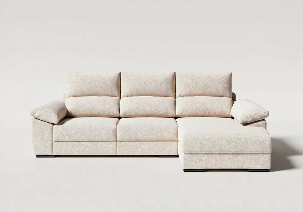Sofá chaise longue asientos deslizantes NIVA