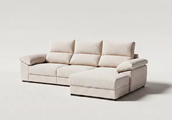 Sofá chaise longue asientos deslizantes NIVA