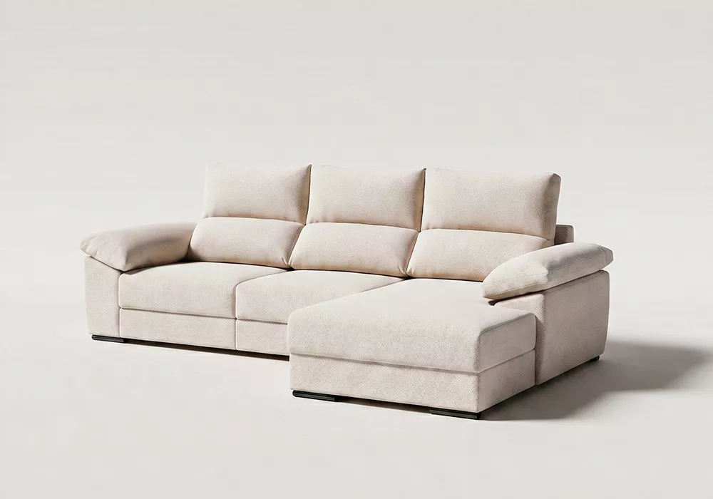 Sofá chaise longue asientos deslizantes NIVA