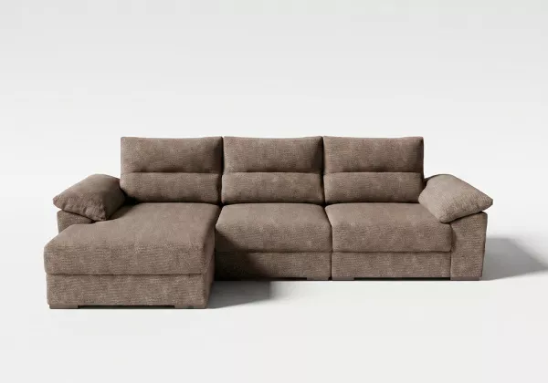 Sofá chaise longue asientos deslizantes NIVA