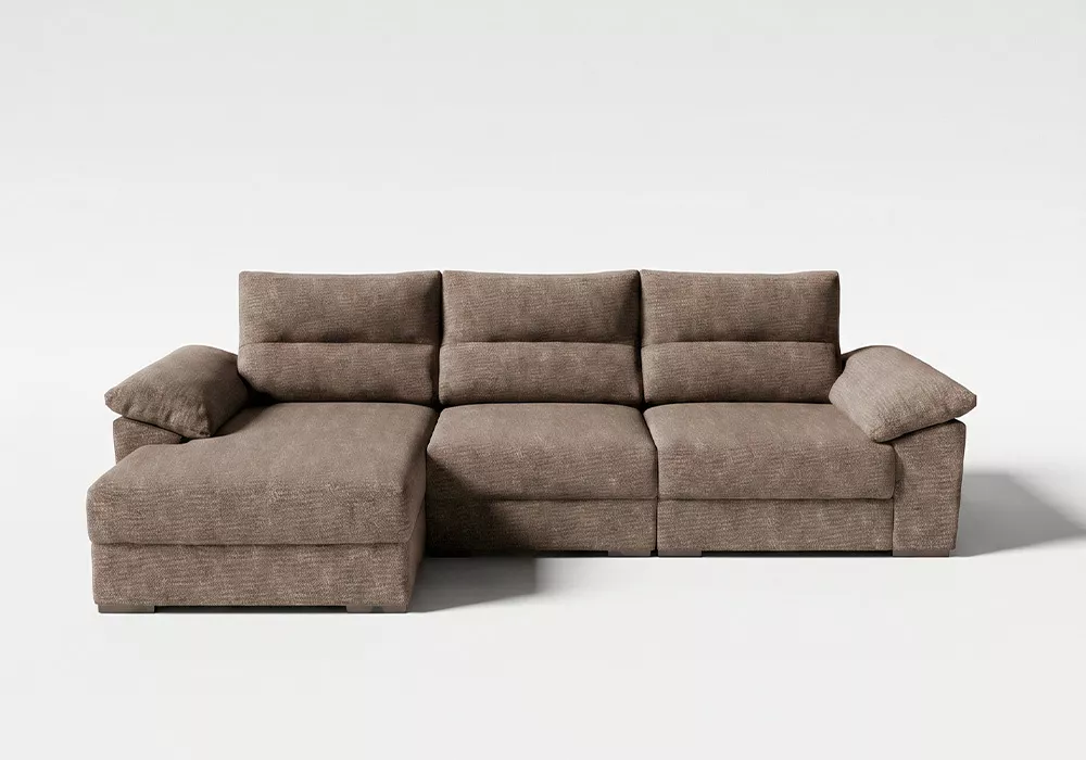 Sofá chaise longue asientos deslizantes NIVA