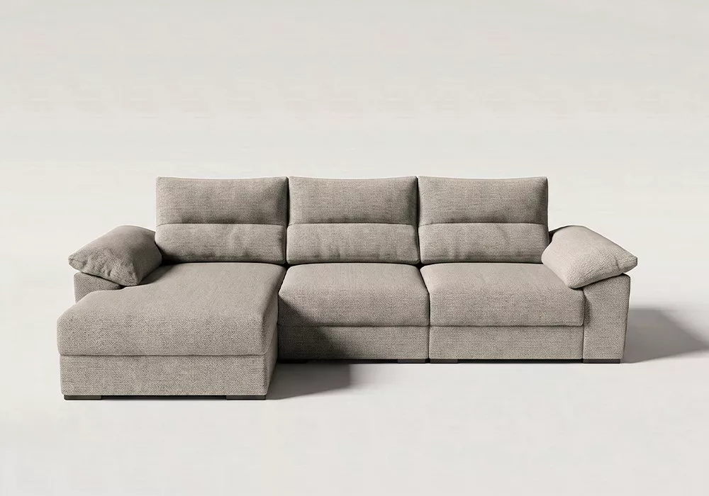 Sofá chaise longue asientos deslizantes NIVA
