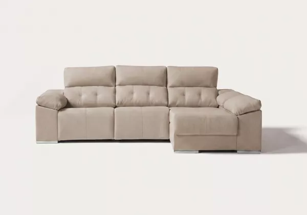 Sofá chaise longue relax electrico MAX tostado Sofá chaise longue relax electrico MAX tostado