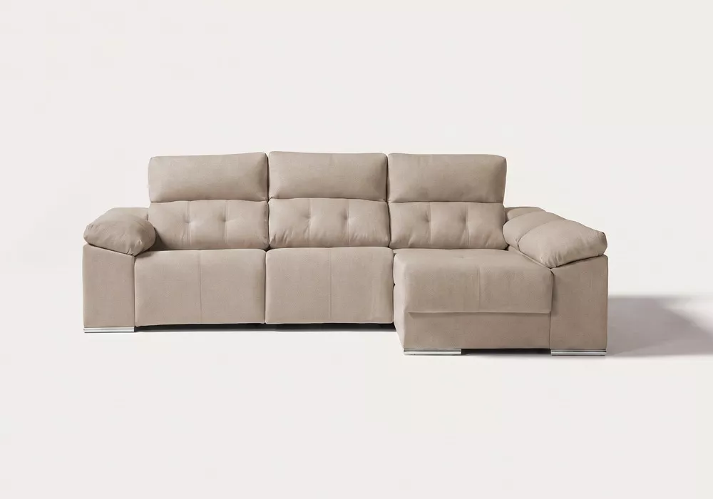 Sofá chaise longue relax electrico MAX tostado Sofá chaise longue relax electrico MAX tostado