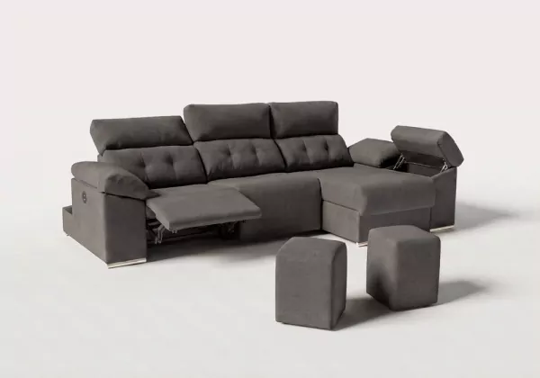 Sofá chaise longue relax eléctrico MAX