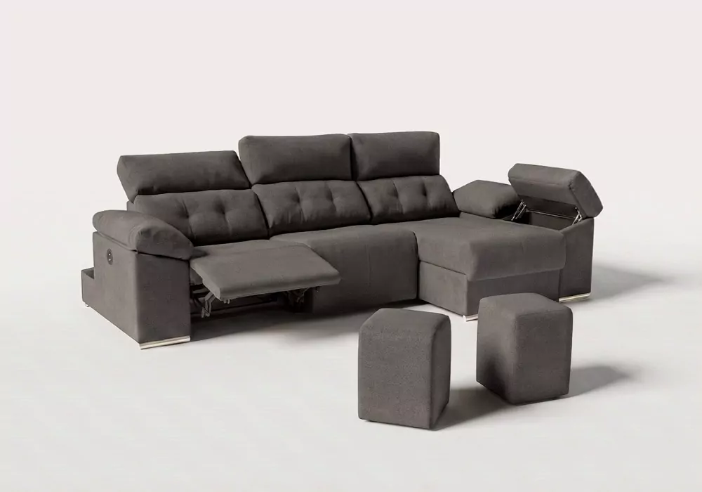 Sofá chaise longue relax eléctrico MAX