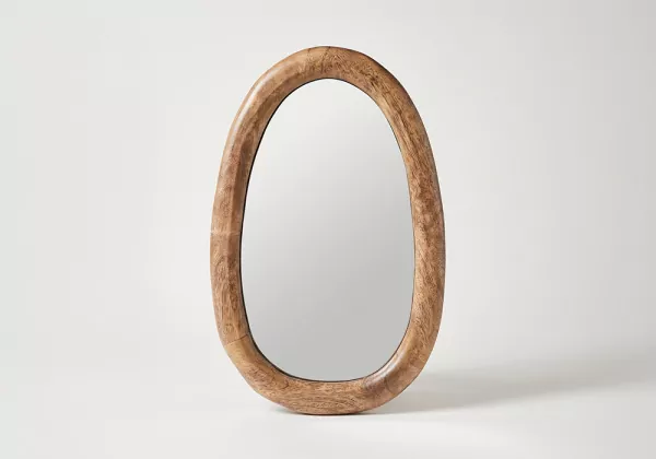 Espejo oval madera VEX Espejo oval madera VEX