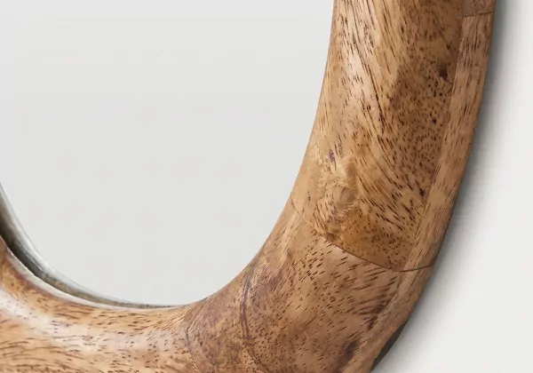 Espejo oval madera VEX Espejo oval madera VEX