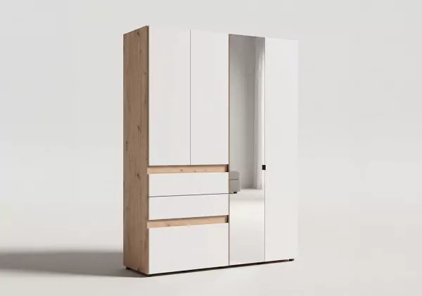 Armario 3 puertas+1 puerta KAEL Armario 3 puertas+1 puerta KAEL