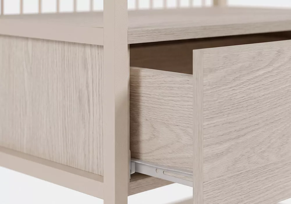 Estantería metálica con cajón MARA Estantería metálica con cajón MARA