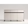 Sideboard três portas de travertino treavtine travertino