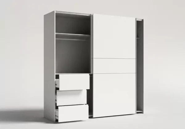 Armario 2 puertas correderas TOLSON Armario 2 puertas correderas TOLSON