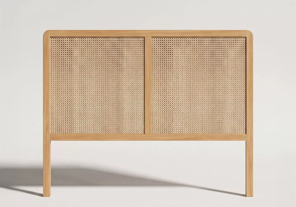 Cabeça de cama 135 ou 150 faia e rattan CALABRIA