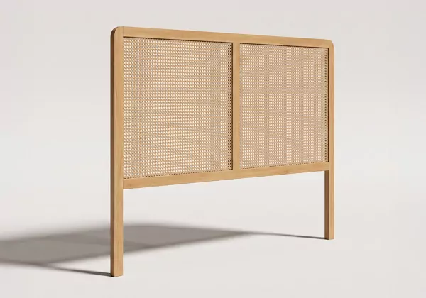 Cabeça de cama 135 ou 150 faia e rattan CALABRIA Cabeça de cama 135 ou 150 faia e rattan CALABRIA