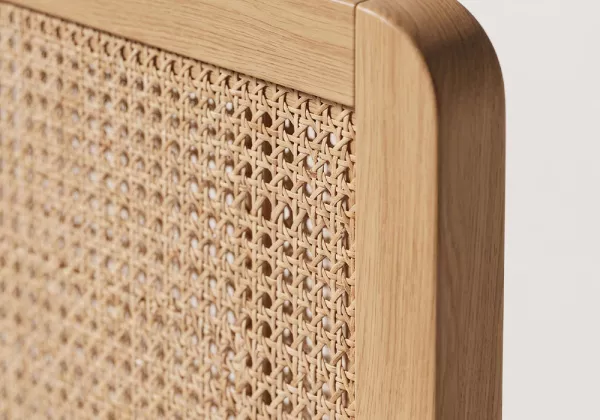 Cabeça de cama 135 ou 150 faia e rattan CALABRIA