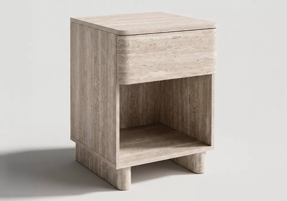 Mesita de noche con cajón TRAVIA Mesita de noche con cajón TRAVIA