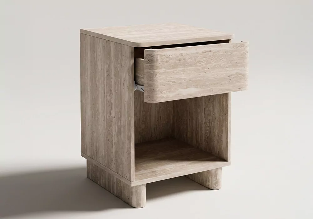 Mesita de noche con cajón TRAVIA Mesita de noche con cajón TRAVIA