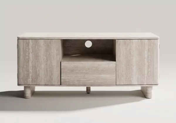 Mueble TV efecto travertino TRAVIA
