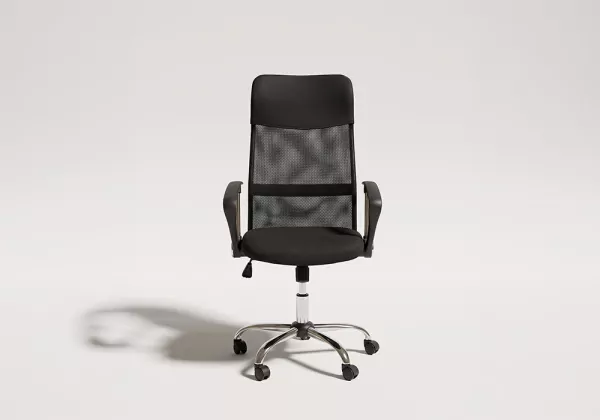 Silla de estudio Black foto frontal Silla de estudio Black foto frontal