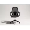 Silla oficina giratoria LIX antracita frontal Silla oficina giratoria LIX antracita frontal