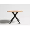 Mesa comedor redonda ala abatible MOKKA