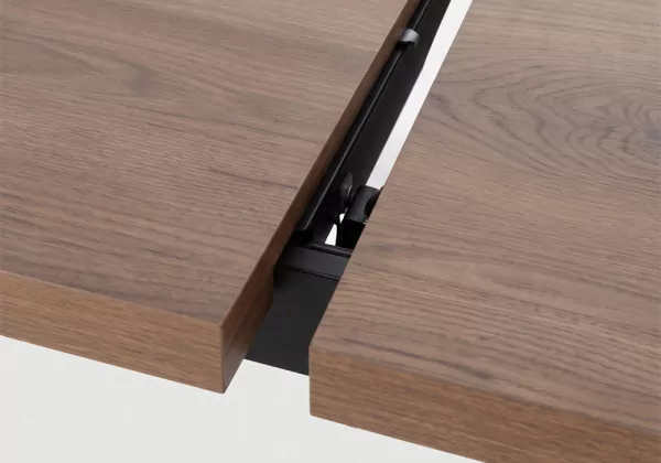 Mesa comedor rectangular extensible RIVA detalle extensible Mesa comedor rectangular extensible RIVA detalle extensible