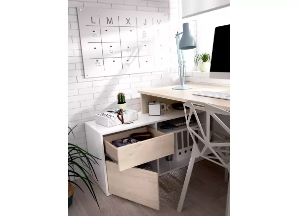 Mesa de estudio en ángulo STUART