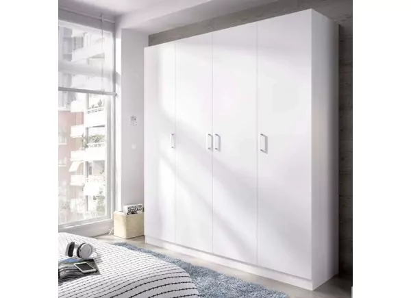 ARMARIO 4 PUERTS BLANCO MAXIKOAN ARMARIO 4 PUERTS BLANCO MAXIKOAN